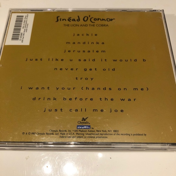 💙CD - Sinead O’Connor - The Lion and the Cobra - Picture 3 of 3